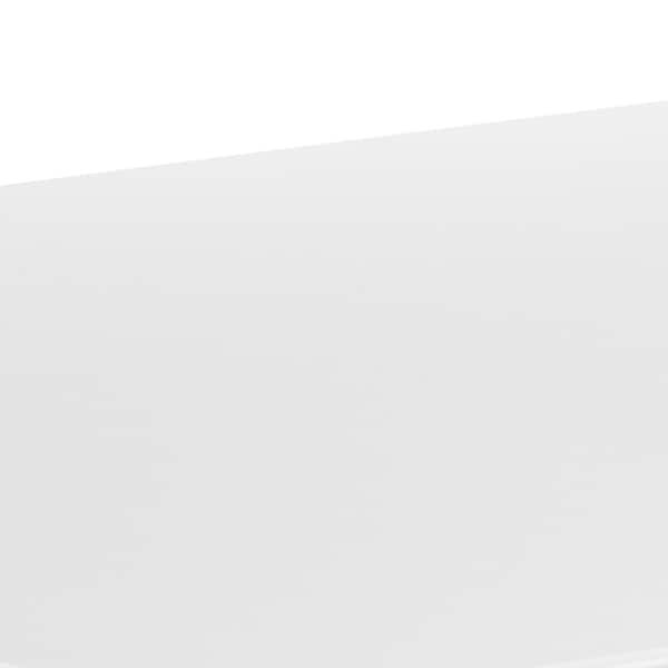 Flash Furniture White Metal Table, 31.5SQ - ET-CT002-1-WH-GG