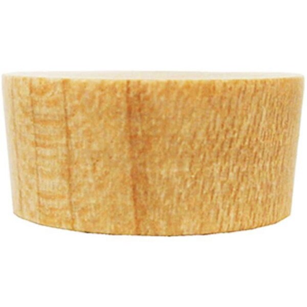 Craftwood 0.5 in. Flat Head Wooden Screw Hole Birch Plug, 15PK - F12F