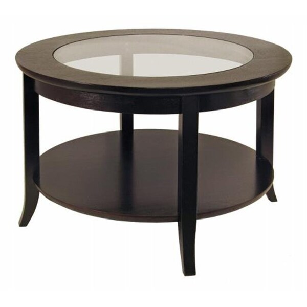 Winsome Winsome 92219 Genoa Coffee Table with Glass Top  Dark Espresso - 92219