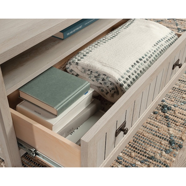 Sauder Costa Lift Top Coffee Table Chc , Partial top lifts up and forward to create versatile work surface - 427890