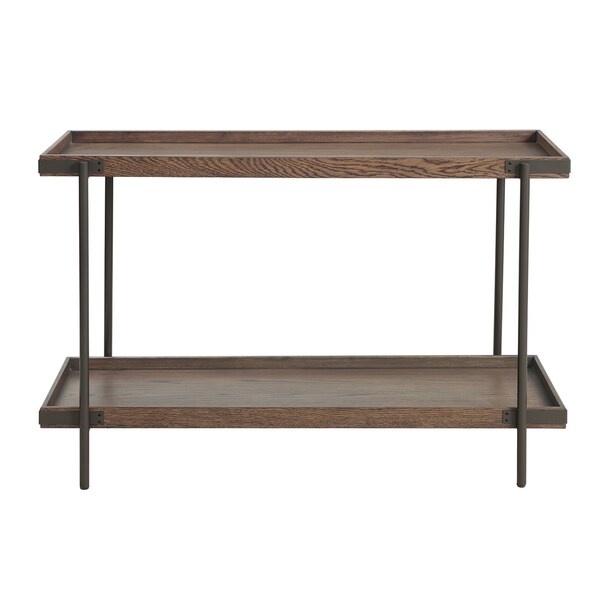Alaterre Furniture 48 X 18 X 30, Oak Top, Rustic Brown - ANKY10RBG