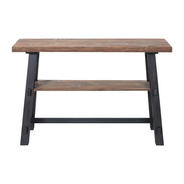 Alaterre Furniture 48 X 16 X 30, Pine Top, Stain/Nitrocellulose Lacquer - ANAD10RNB