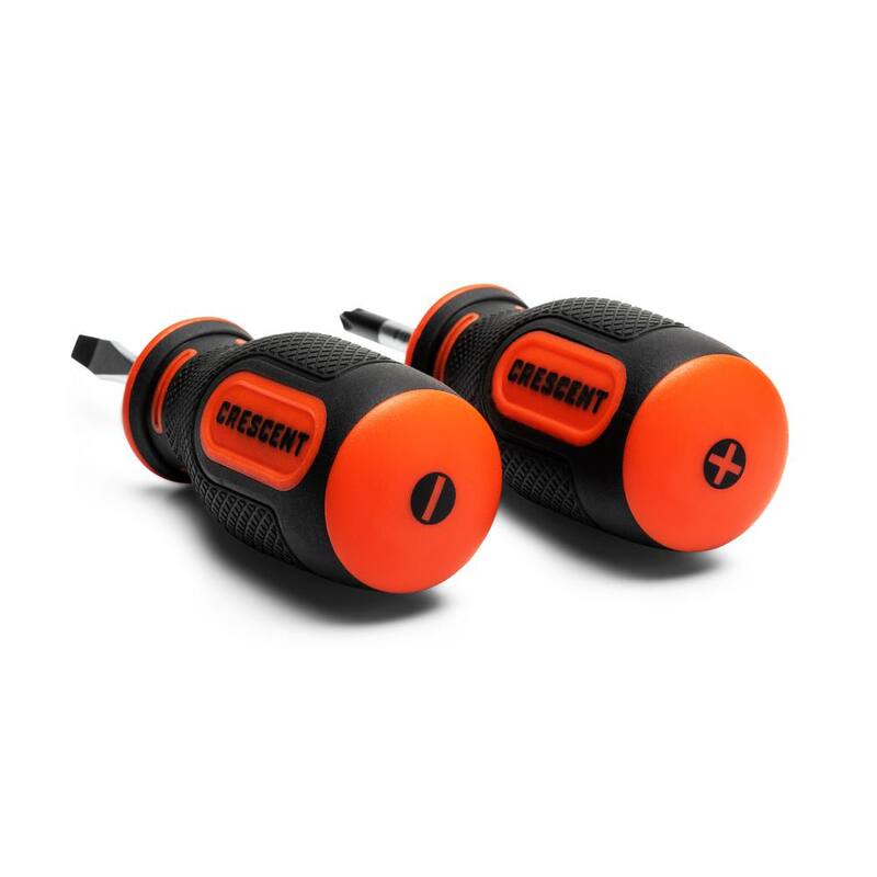 Set de destornilladores Phillips, Ranurados y Torx de Crescent con mangos de tres lóbulos de material dual (20 piezas) - CSDS20PCSET