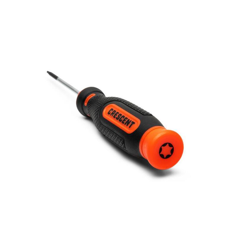 Set de destornilladores Phillips, Ranurados y Torx de Crescent con mangos de tres lóbulos de material dual (20 piezas) - CSDS20PCSET