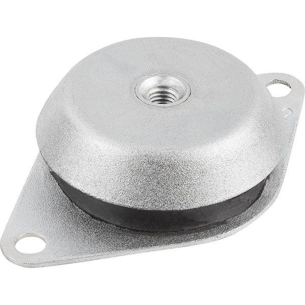 Kipp Machine Foot, Form:A Steel, With Tear Protection, Comp:Elast. Natural Rubber - K0687.062160