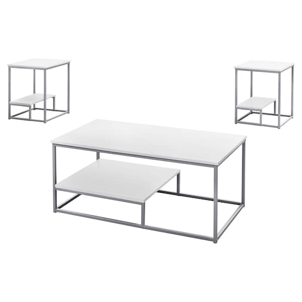 Monarch Specialties Dining Table - 36"X 48" / Taupe Reclaimed Wood-Look/Black - I 7961P