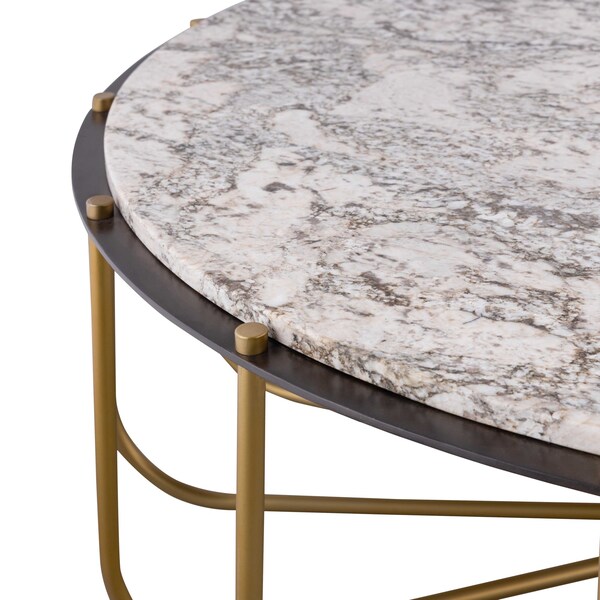 Elk Signature Demille Coffee Table - Satin Brass - H0805-11453