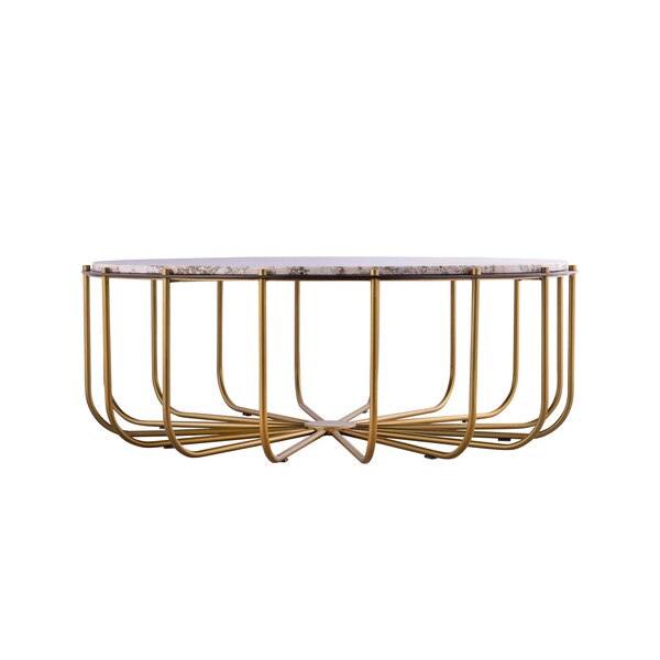 Elk Signature Demille Coffee Table - Satin Brass - H0805-11453