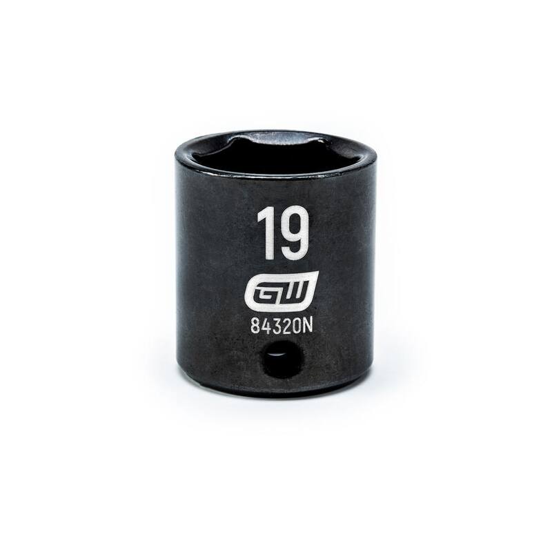 Set de 12 piezas de dados de impacto métricos estándar de 6 puntos de 3/8 pulgadas de GEARWRENCH - 84911N