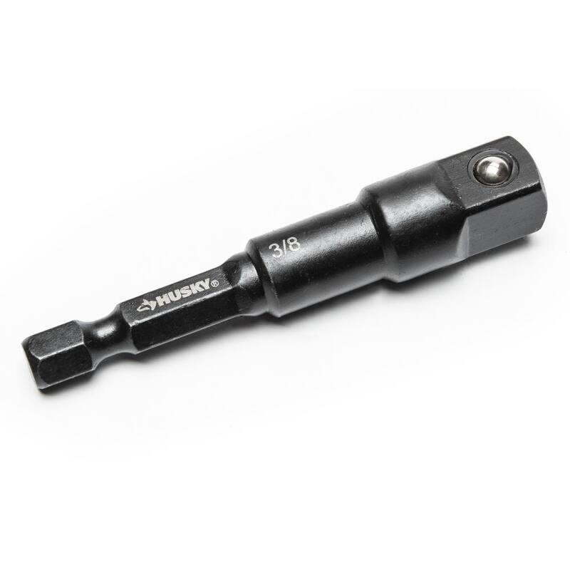 Juego de dados de impacto de 6 puntos de pared delgada de 3/8 pulgadas SAE/Métrico Husky (20 piezas) - H3DHYB20PC