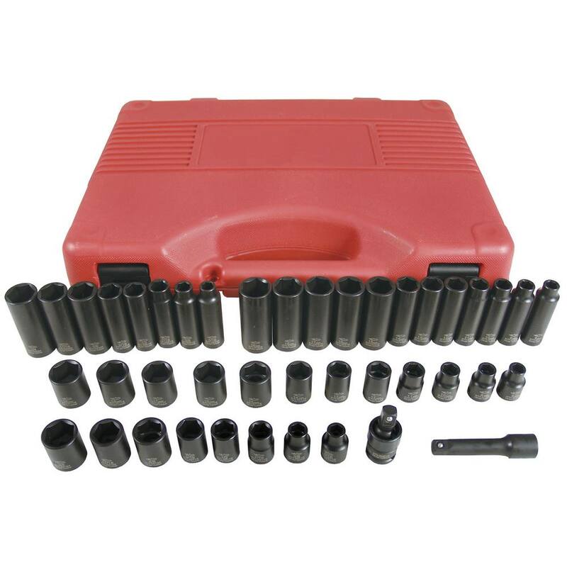 Juego de 42 piezas de dados de impacto de K Tool International - KTI37042