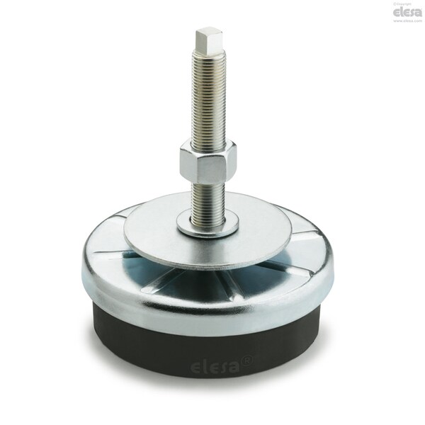 Elesa Vibration-damping levelling feet, LW.A-200-M20x1.5x170 - LW.A