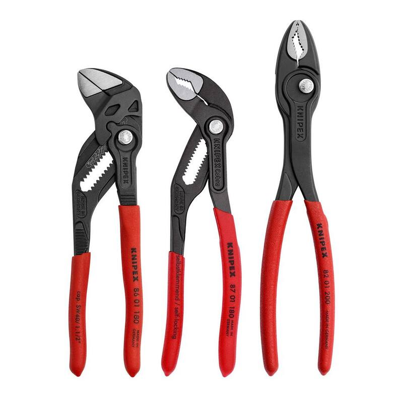 Juego de 3 pinzas más vendidas de KNIPEX - 9K 00 80 156 US