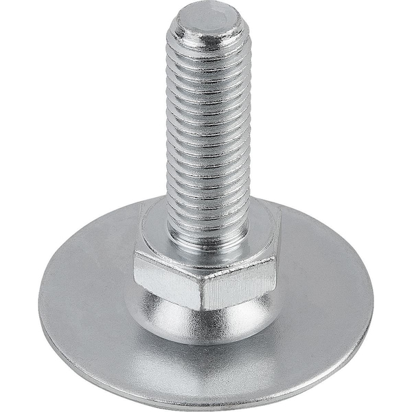 Kipp Levelling Foot Without Hole M10X16, D=30, Steel - K0678.03010X016