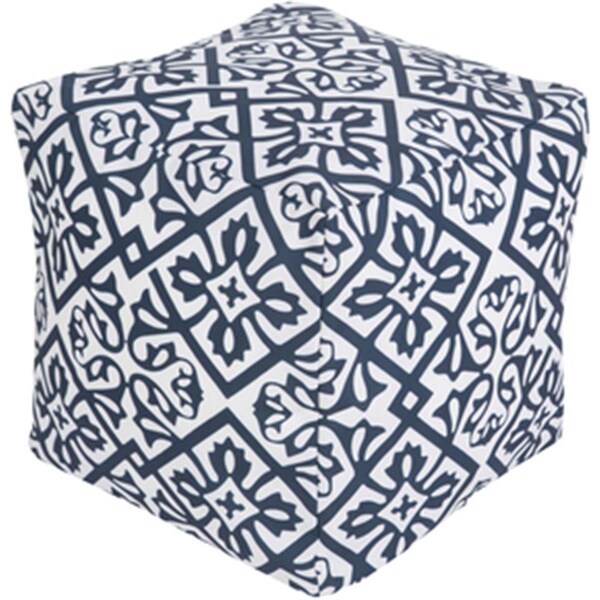 Templeton Rug  Cube Cobalt Pouf 18 x 18 x 18 in. - TE1430222