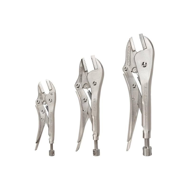 Set de 3 Pinzas Bloqueadoras de Mandíbula Recta - PLK90004