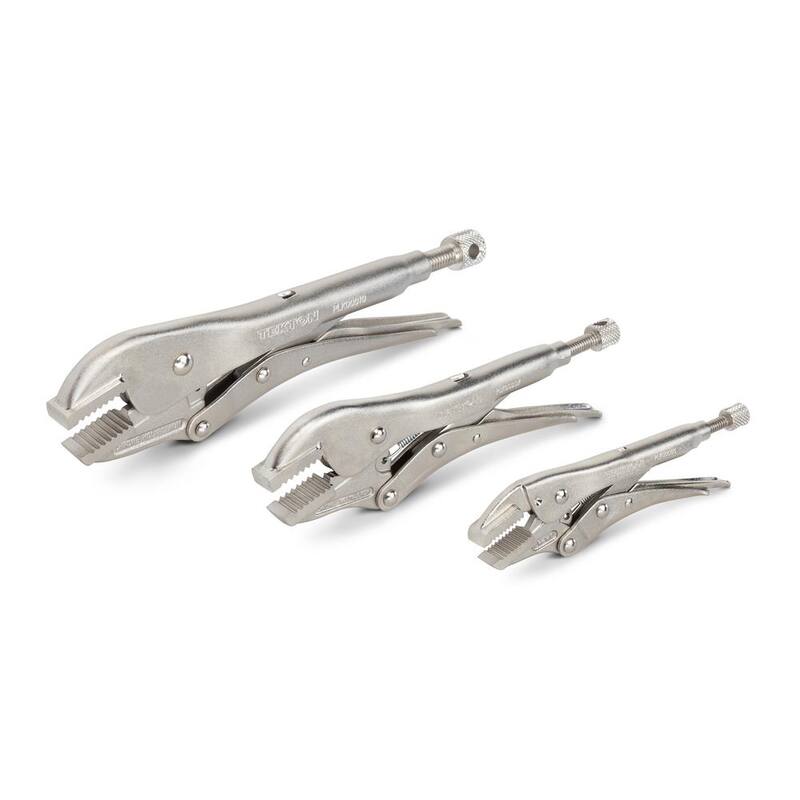 Set de 3 Pinzas Bloqueadoras de Mandíbula Recta - PLK90004