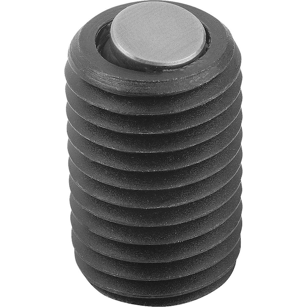 Kipp Self-Aligning Pads With O-Ring, Form:C Carbon Steel, Comp:Tool Steel - K0290.112X035