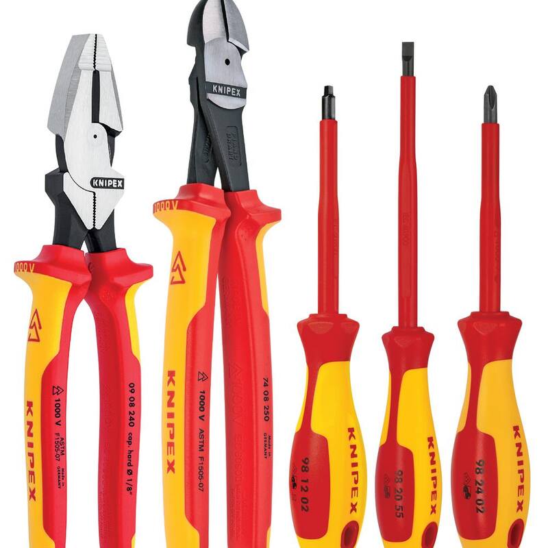 Juego de herramientas de pinzas y destornillador KNIPEX (5 piezas) - 9K 98 98 22 US