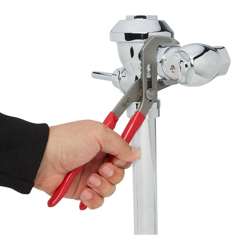 Set de pinzas con mandíbulas suaves de 10 y 12 pulgadas de Milwaukee con juego de 2 llaves ajustables de 6 y 10 pulgadas (paquete de 4) - 48-22-6554P-48-22-7400