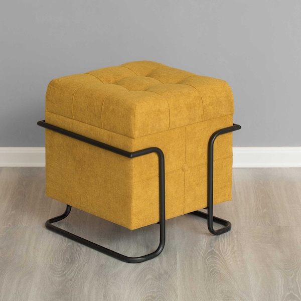 Fabulaxe 17.5 W, 19 H, Fabric, Yellow - QI003941.YL