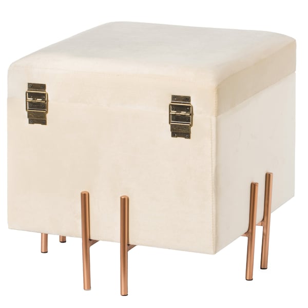 Fabulaxe 16 W, 16.5 H, Velvet, Ivory - QI003937.IV