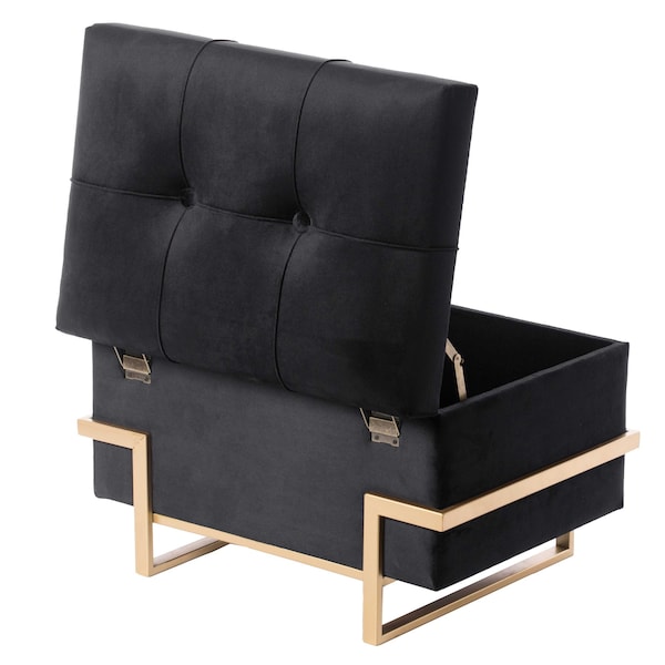 Fabulaxe 20 W, 14 H, Velvet, Black - QI003939.BK
