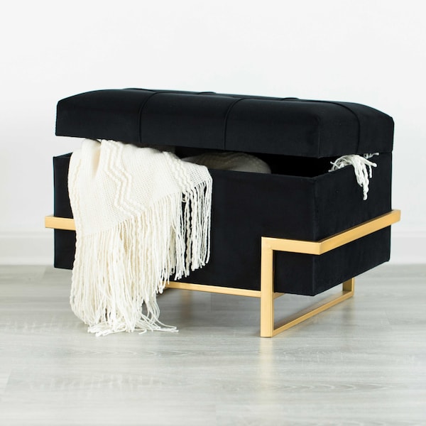 Fabulaxe 20 W, 14 H, Velvet, Black - QI003939.BK