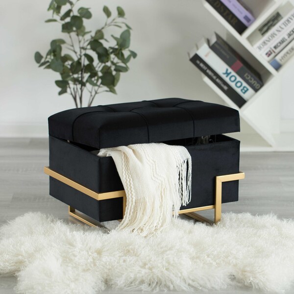 Fabulaxe 20 W, 14 H, Velvet, Black - QI003939.BK