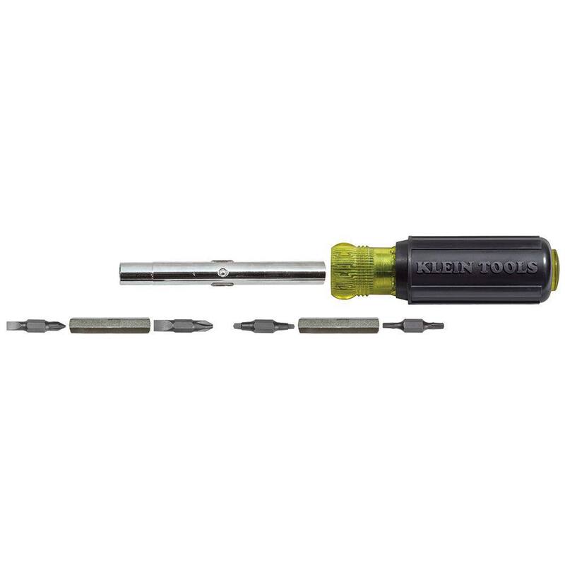 Juego de Herramientas Klein Tools 9 in. Journeyman de Corte Lateral y Cribado de Alta Resistencia con Destornillador Multi-Bit - M2O41634KIT