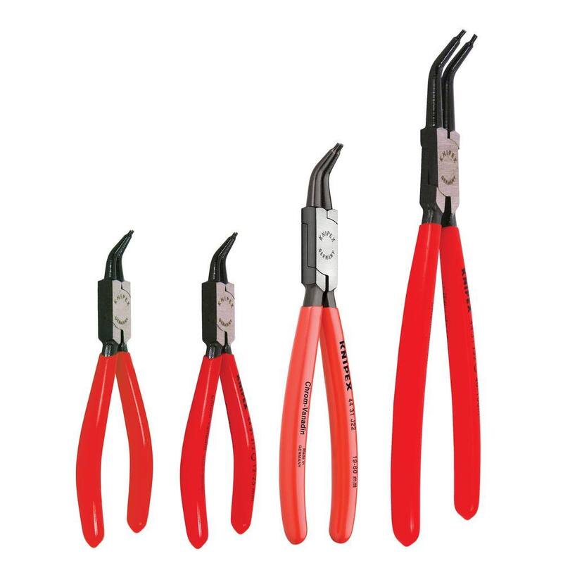 Juego de 4 alicates de anillo de acero forjado KNIPEX - 9K 00 19 01 US