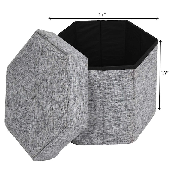 Vintiquewise 17 W, 13 H, MDF Wood, Gray - QI004428-S