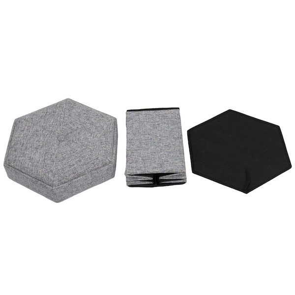 Vintiquewise 17 W, 13 H, MDF Wood, Gray - QI004428-S