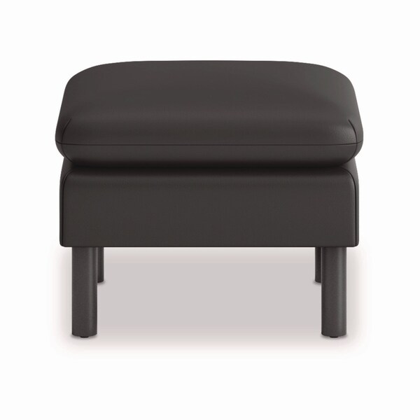 Hon Sofas/Loveseats, 23" W, 17.5" H, Base: Steel; Upholstery: Polyurethane, Black - HONVP3LOTTBLK