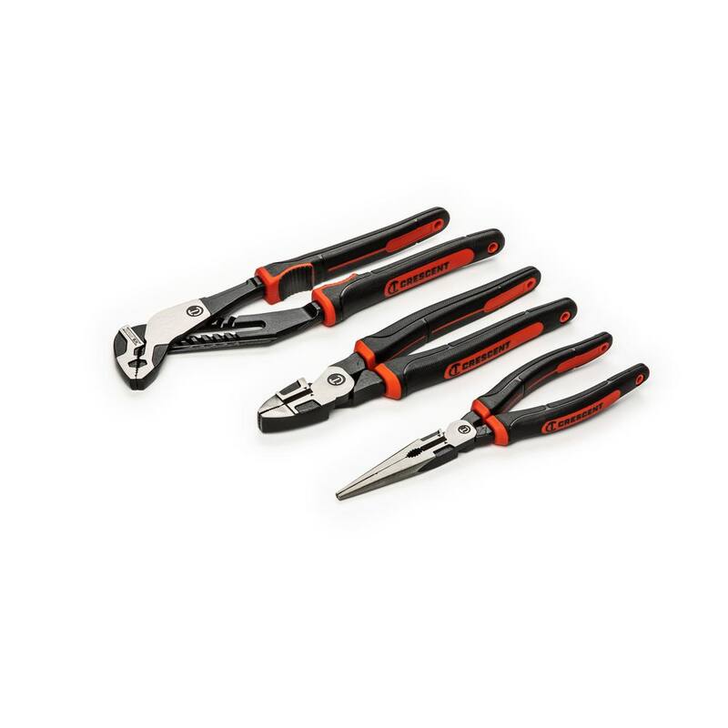 Juego de alicates de alto rendimiento de doble material mixto Crescent Z2 (3 piezas) - Z2SET3CG