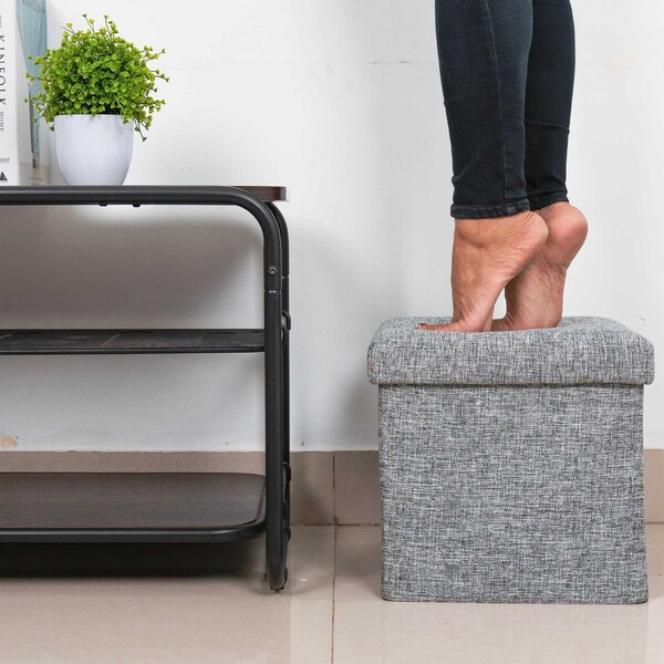 Vintiquewise 15 W, 15 H, MDF Wood, Gray - QI004429-M