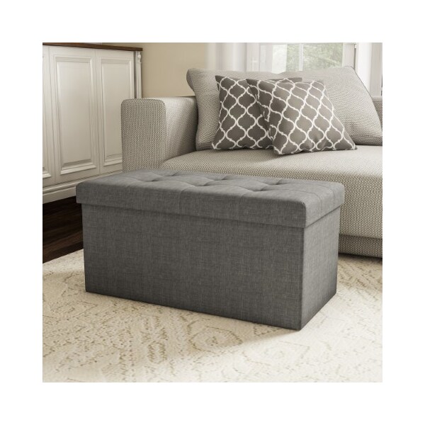 Hastings Home Hastings Home Foldable Ottoman Storage Bench - 426142PII