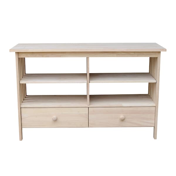 International Concepts Mission EnteRTAinment/ TV Stand, Unfinished - TV-31
