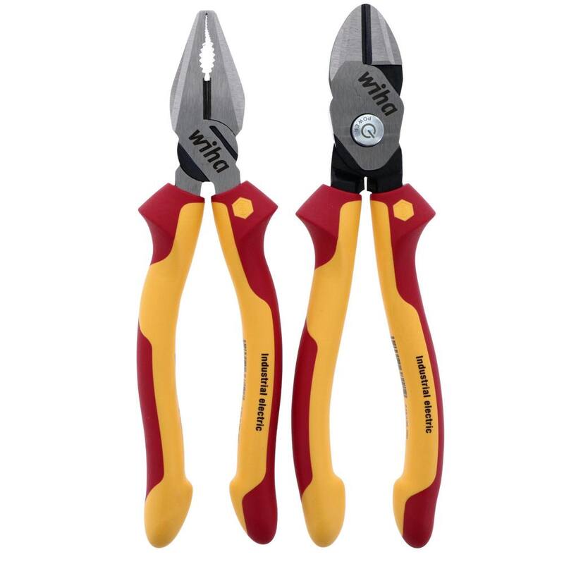 Juego de alicates combinados aislados y cortadores compuestos BiCut (2 piezas) - 32862