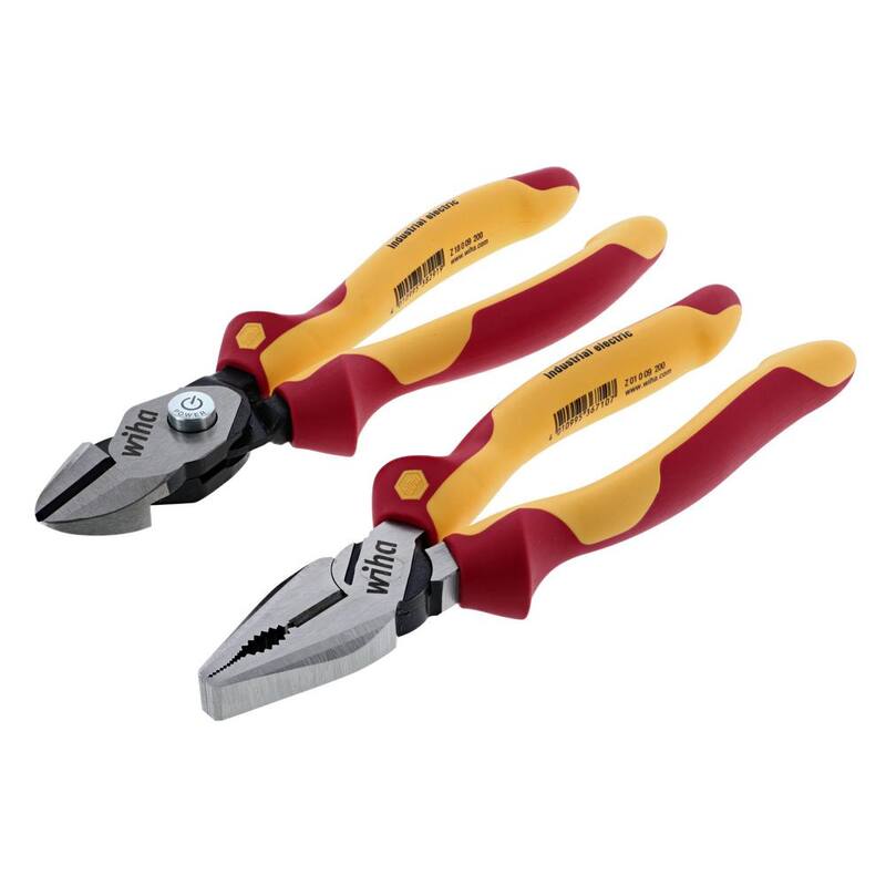 Juego de alicates combinados aislados y cortadores compuestos BiCut (2 piezas) - 32862