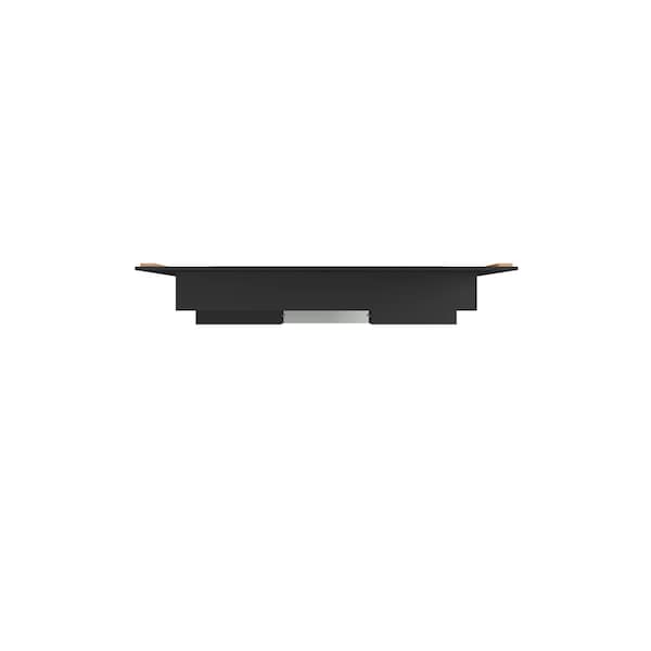 Manhattan Comfort Plaza 64.25 Floating Entertainment Center, Black - 224BMC8