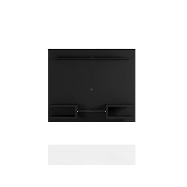 Manhattan Comfort Plaza 64.25 Floating Entertainment Center, Black - 224BMC8