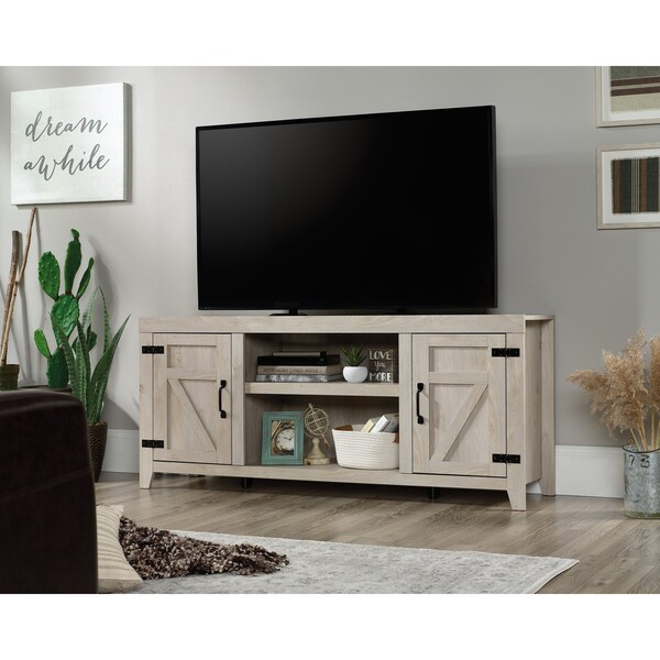 Sauder Entertainment Credenza Chc , Accommodates up to a 70 in. TV weighing 95 lbs - 429575