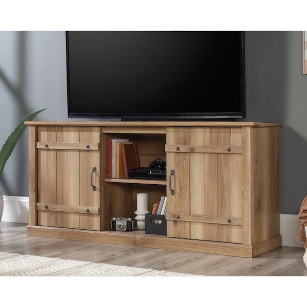 Sauder Entertainment  Credenza To , Accommodates up to a 70 in. TV weighing 95 lbs - 435104