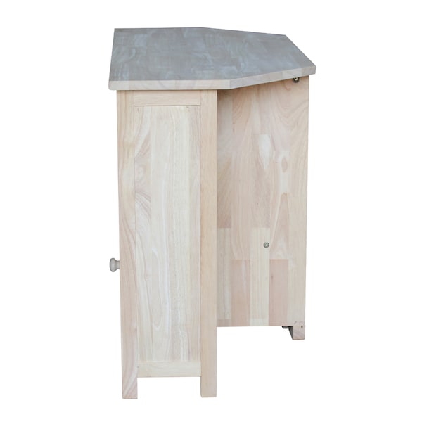 International Concepts Corner EnteRTAinment / TV Stand, Unfinished - TV-49