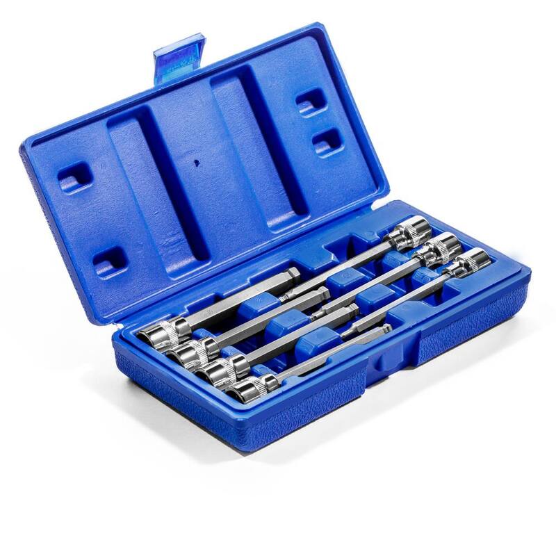 Juego de dados Allen hexagonales Stark Métricos MM de Punta de Bola Larga Estándar (7 piezas) - 33804