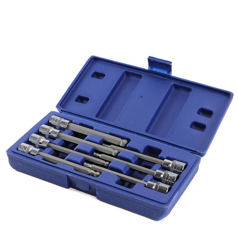 Juego de dados Allen hexagonales Stark Métricos MM de Punta de Bola Larga Estándar (7 piezas) - 33804