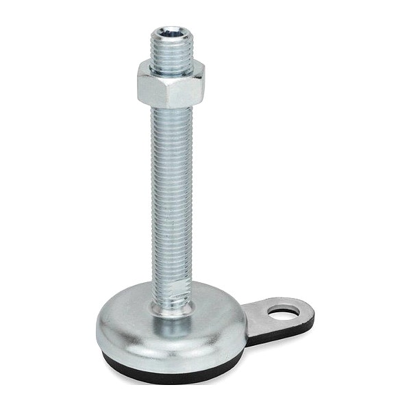 J.W. Winco Male-End Leveling Mount, 4.77 in H - 32-100-3/4X10-100-A1-UK