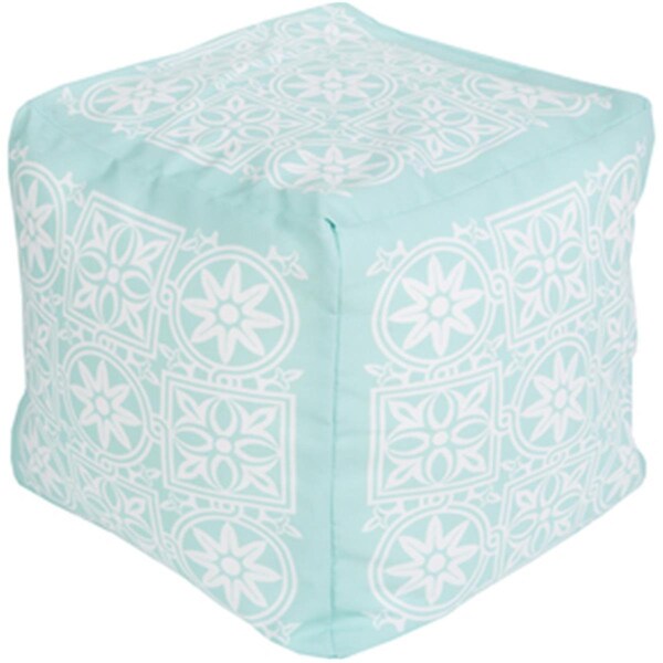 Templeton Rug  Cube Mint Pouf 18 x 18 x 18 in. - TE1430198
