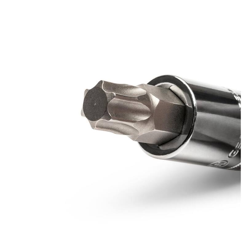 Juego de puntas de vaso GEARWRENCH de 1/4, 3/8 y 1/2 pulgadas, Hexagonal, Hexagonal con extremo de bola, Torx a prueba de manipulaciones, E-Torx y punta Torx (80 piezas) - 86538